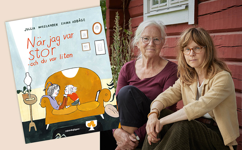 Jujja Wieslander och Emma Adbåge släpper ny bilderbok om syskonrelationer